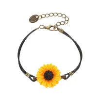 Women's sunflower bracelet