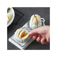 Stainless steel egg cutter 2v1