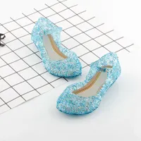 Papuci de vară pentru fetițe cu motiv de cristal