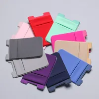 Adhesive card cover for mobile phone