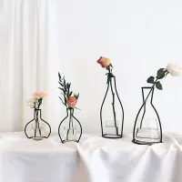 Luxury retro decoration in the shape of a flower vase