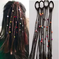 Baby cute braids with hair beads