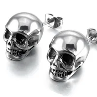 Boucles d'oreilles pour homme SKULL