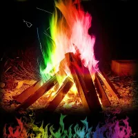 Poudre pour colorer le feu