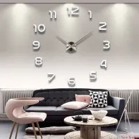 Štýlové 3D hodiny na stenu