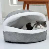 Piękne bawełniane legowisko dla kota