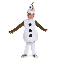 Kids cute funny costume Olaf from the Ice Kingdom