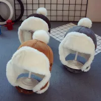 Children's sheepskin boots with fur
