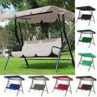 Modern two-piece replacement set of garden swing covers - several colour variants Thorn
