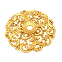 Decorative gold ornament