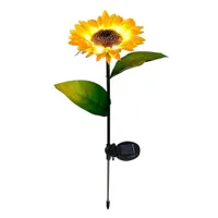 Lampe décorative de jardin en forme de tournesol 75 cm