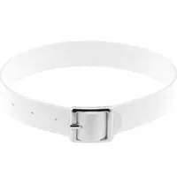 Leather Choker as belt with buckle - 12 colors