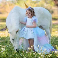 Costum frumos de unicorn pentru fetițe