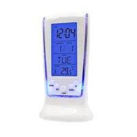 Digital thermometer with clock and alarm clock