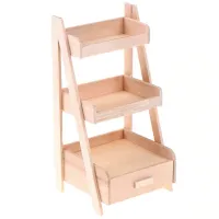 Wooden shelf for doll