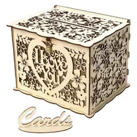 Wooden Wedding Treasure Box Margarete