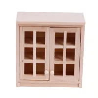 Wooden cupboard for a doll