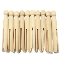 Wooden pegs for underwear 10 pcs