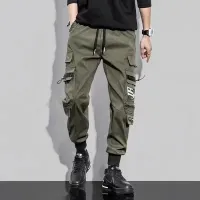 Pantalon de créateur pour homme avec poches, imprimé et confortable