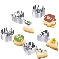 Stainless steel cake moulds