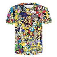 Koszulka unisex 3D Simpson