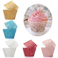 Lace muffin baskets 12 pcs