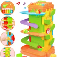 4 in 1 cube for toddlers for learning musical piano Colors Shapes Numbers