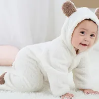Baby winter jumpsuit with ears - 7 colours