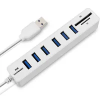 Vysoká rýchlosť USB HUB 2 v 1 SD čítačka kariet - 2 farby