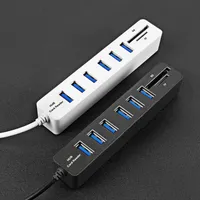 Vysoká rýchlosť USB HUB 2 v 1 SD čítačka kariet - 2 farby