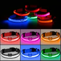 Practical LED light-up collar for safe evening dog walking - more colours Uri