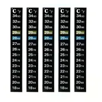 Adhesive aquarium thermometer 5 pcs