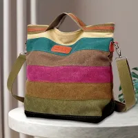 Striped suture bag