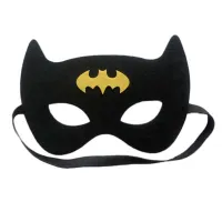 Children's carnival mask printed with Batman and others