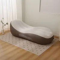 Inflatable couch 2v1 with built-in pump