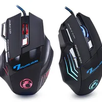 Mouse optic de gaming profesional, 5500 dpi, LED, USB