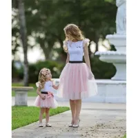 Stylish set for mother and daughter