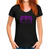 Women's T-shirt with short sleeve and printing Fantastic animals