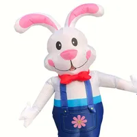 Fun inflatable costume bunny for men - perfect for parties and celebrations