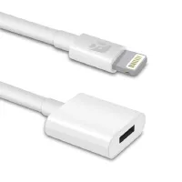 Kabel rozciągający dla Apple iPhone Lightning (f) / Lightning (m) K146