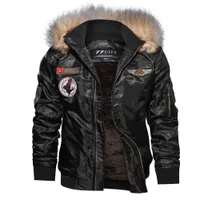 Men's stylish jacket with fur around the hood Rio