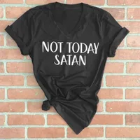 Stylowa koszulka damskie NIE dziś SATAN