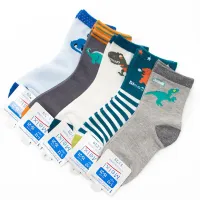 Baby socks with dinosaurs - 5 pairs