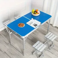 Skladací stôl 1 ks pre vonkajšie použitie - kempovanie/piknik/stand/zábava. Transferable and compact, ideal for home