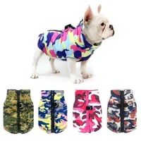Winter camouflage vest for dogs