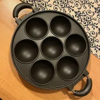 7-piece non-stick pan for pancakes and omelets made of aluminium with handle - form for pastries and eggs