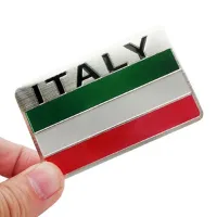 Sticker auto cu drapelul italian