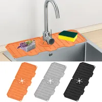 Tapis en silicone pour le séchage de la vaisselle et tapis de cuisine anti-humidité