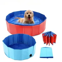 Skládací plavecký bazén pro psy a děti - Vnitřní, venkovní, letní chladící bazén pro psy a děti