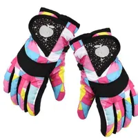 Ski winter gloves for children